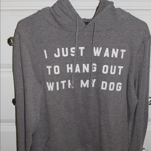 i just want to hang out with my dog sweatshirt